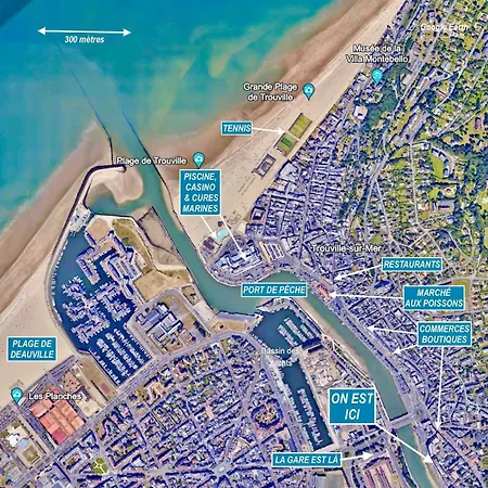 Pres De Deauville, Vue Mer, Parking *